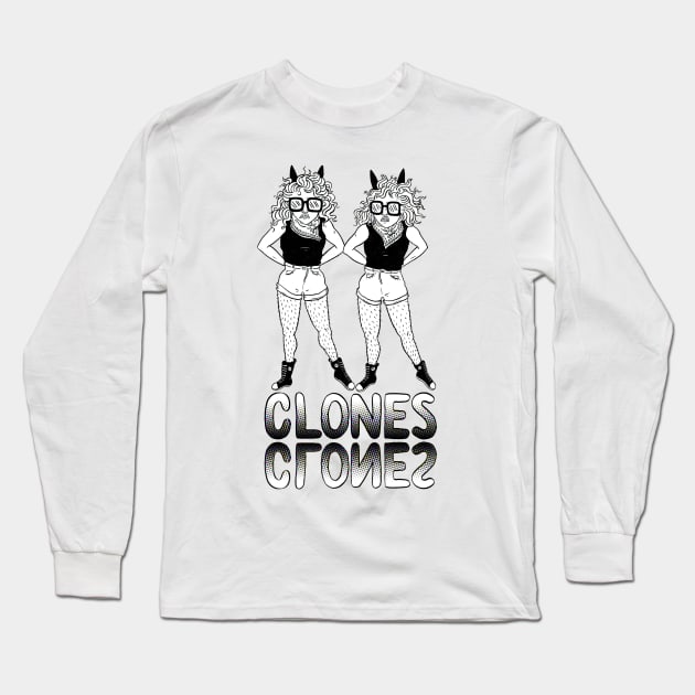 Clones Crones Long Sleeve T-Shirt by jbbrager